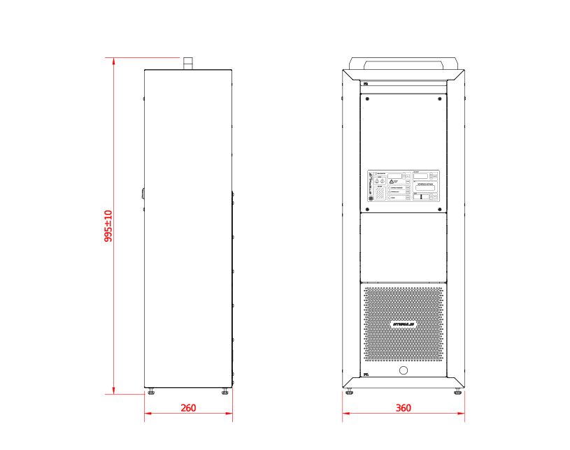 Sterylis BASIC-150 Rysynek techniczny