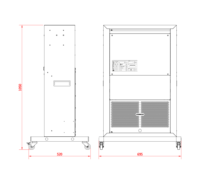 Sterylis BASIC-300 Rysynek techniczny